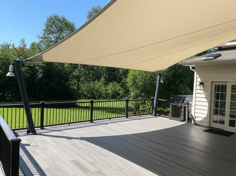 Featured image for Solar Shade Sails Generate Power While Cooling Your Deck