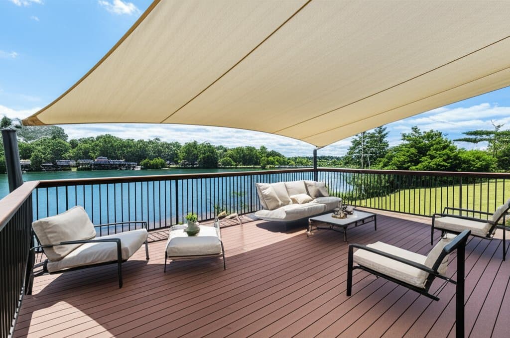 Featured image for Shade Sails Drop Deck Temps 20 Degrees Fast