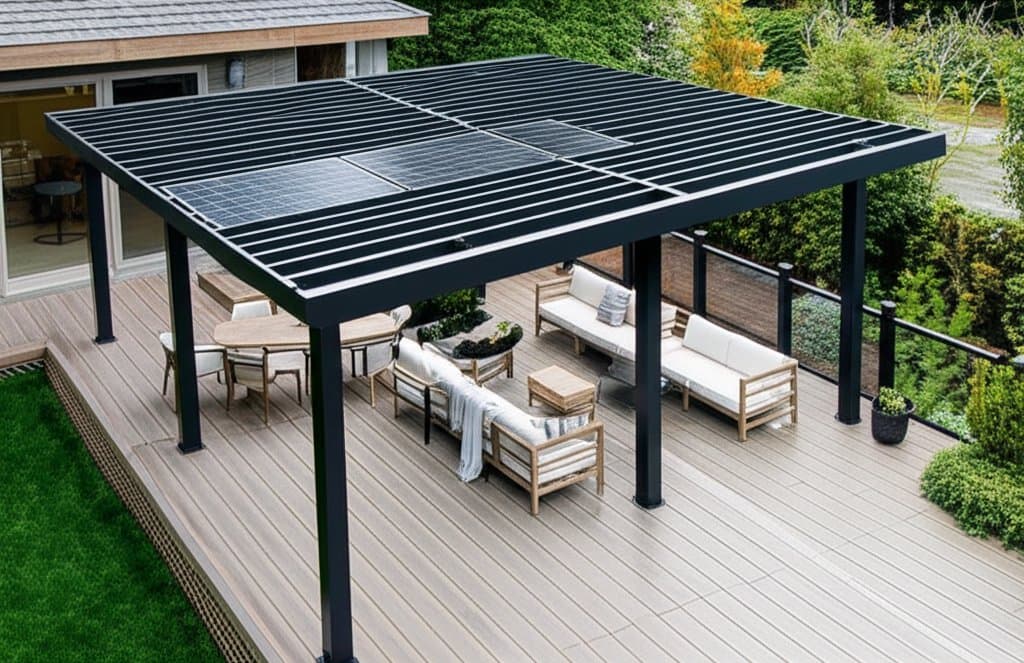 Featured image for Solar Pergolas Cut Deck Heat by 15 Degrees