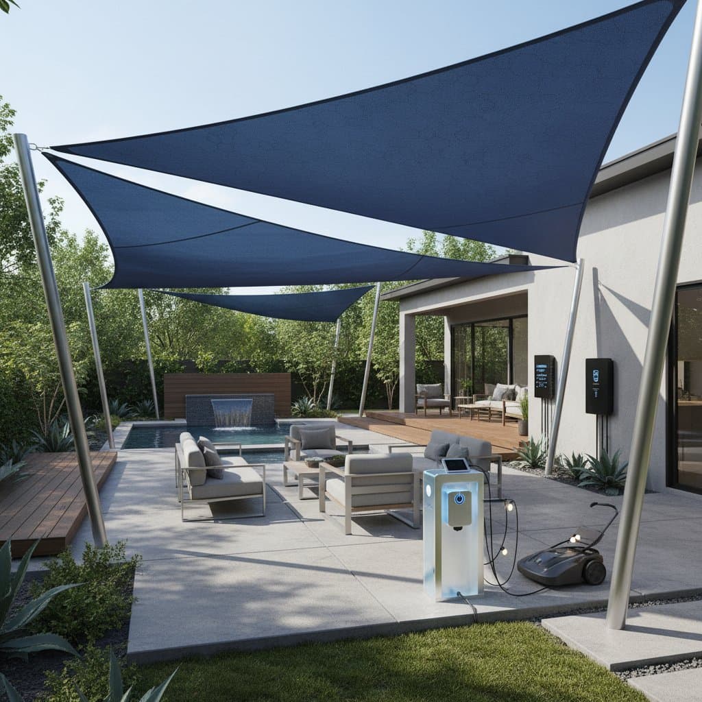 Featured image for Solar Shade Sails Cut Bills While Cooling Your Yard