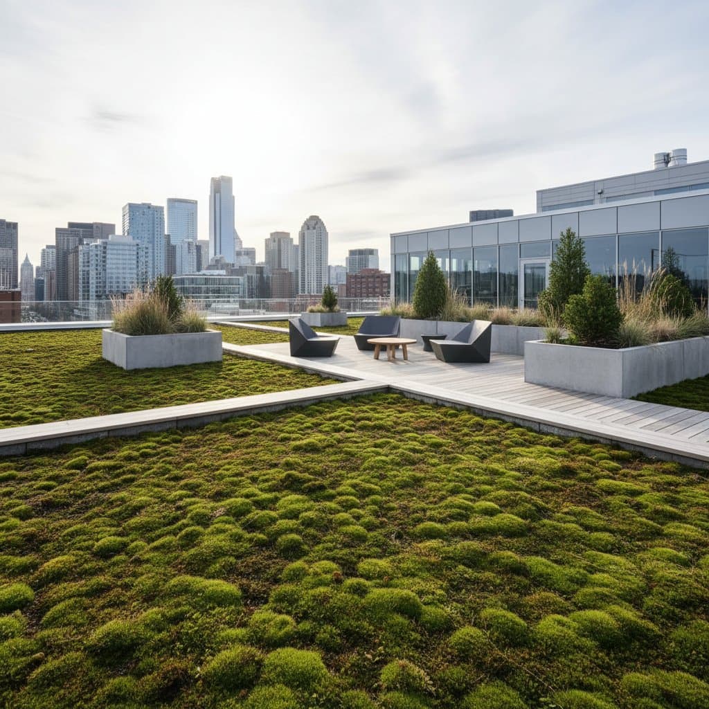 Featured image for Moss Carpets Need No Mowing or Deep Soil on Roofs