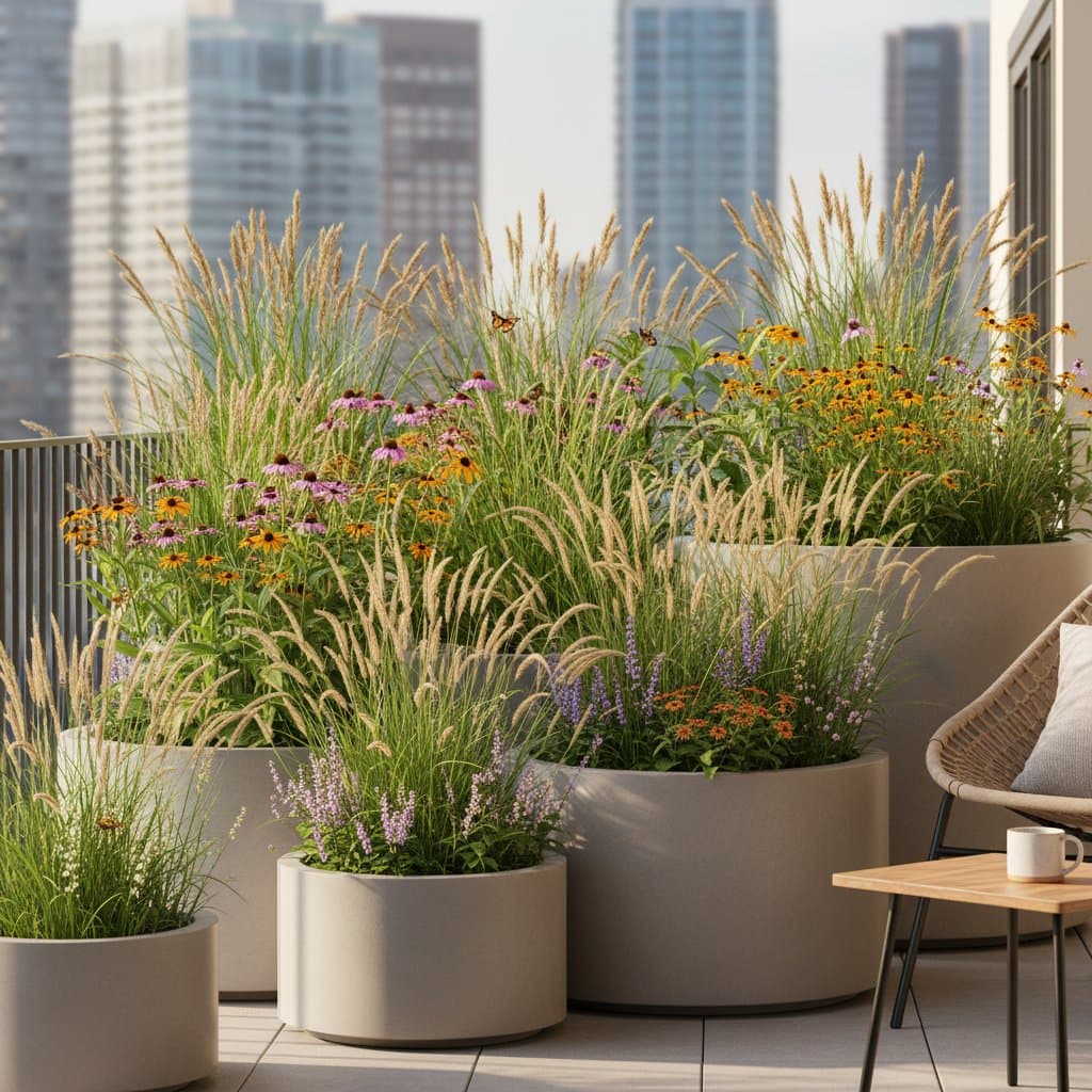 Featured image for Native Grasses Create Urban Pollinator Stops on Balconies
