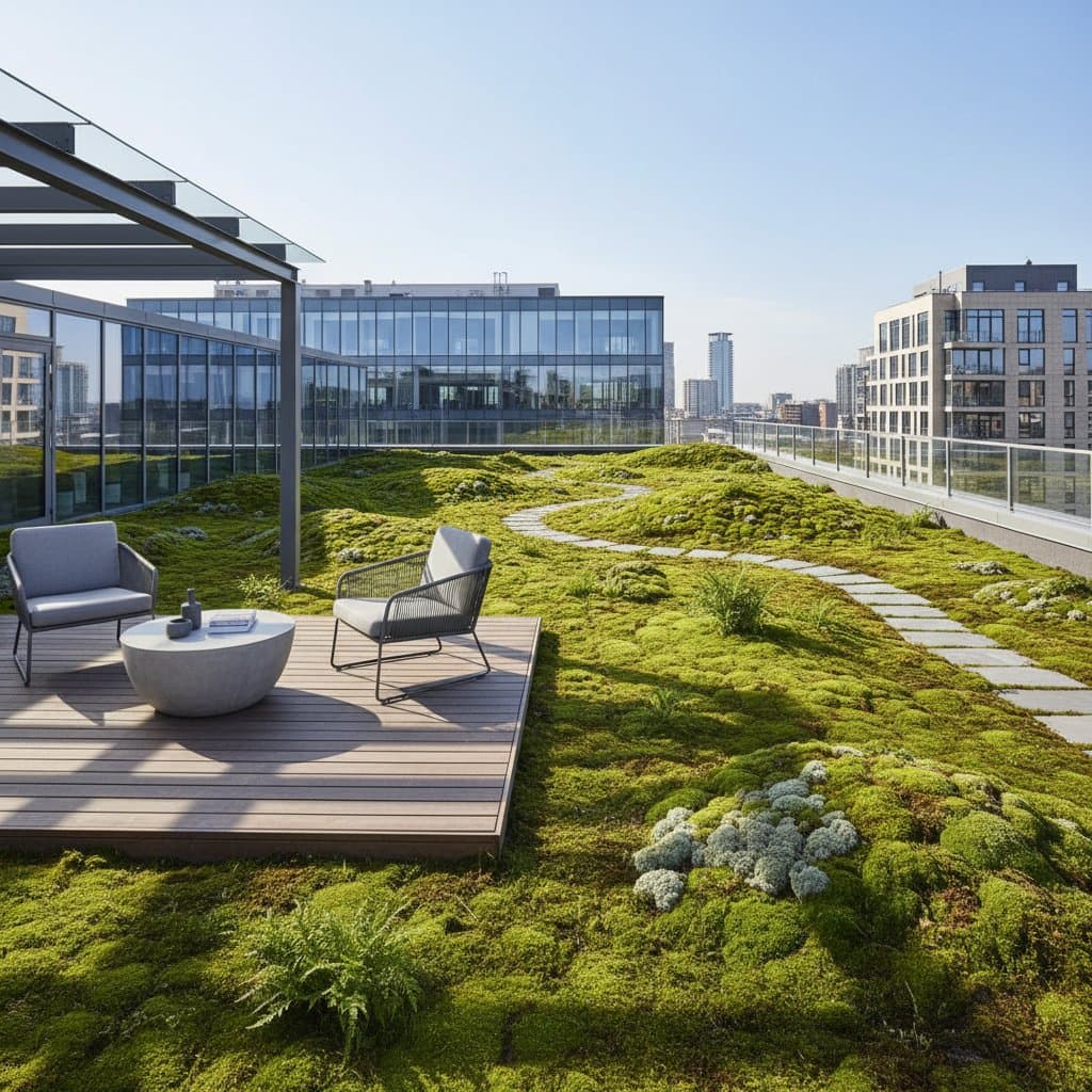 Featured image for Moss Rooftops Need No Mowing or Deep Soil