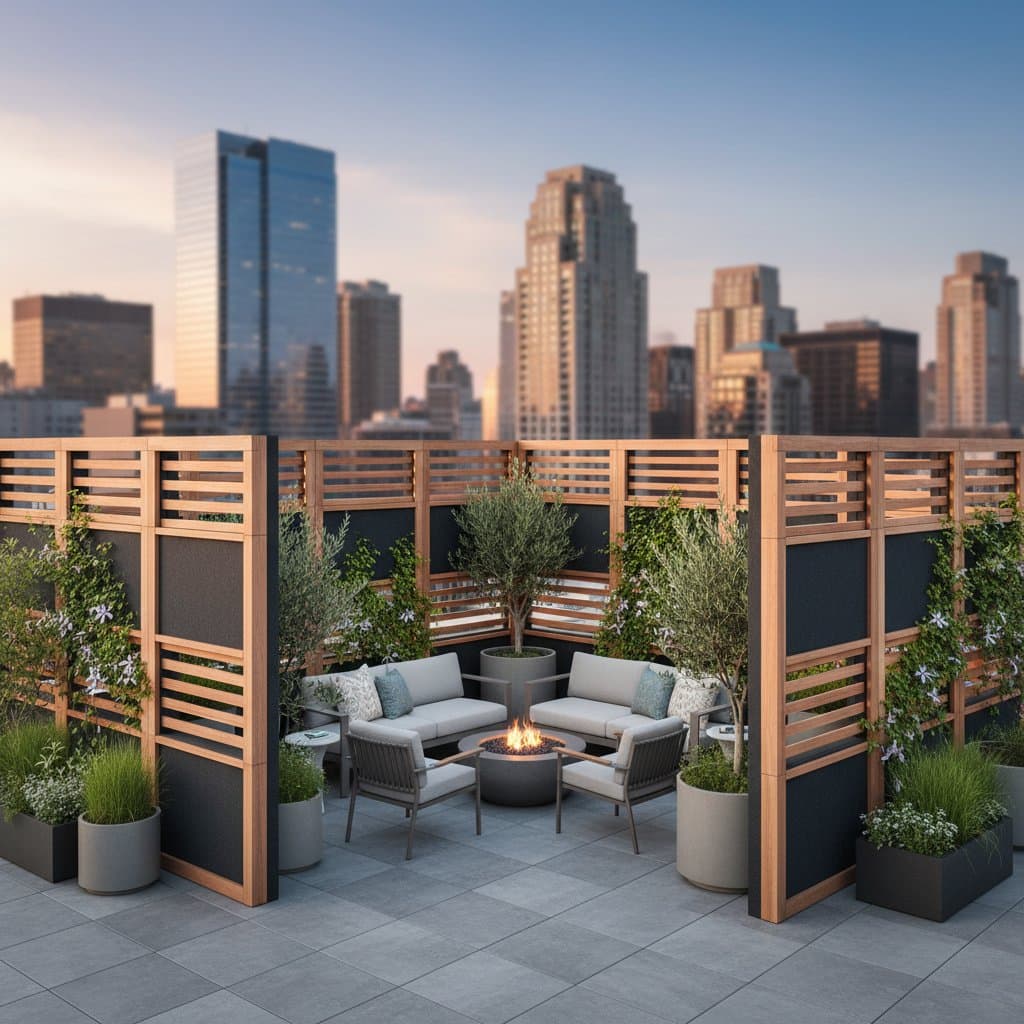 Image for Acoustic Screens Turn Noisy Rooftops Into Calm Retreats