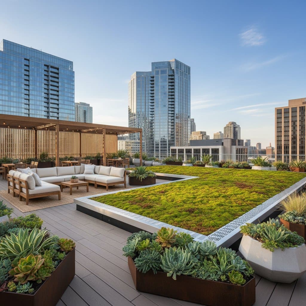 Featured image for Why Moss Roofs Rule Low-Water Urban Decks