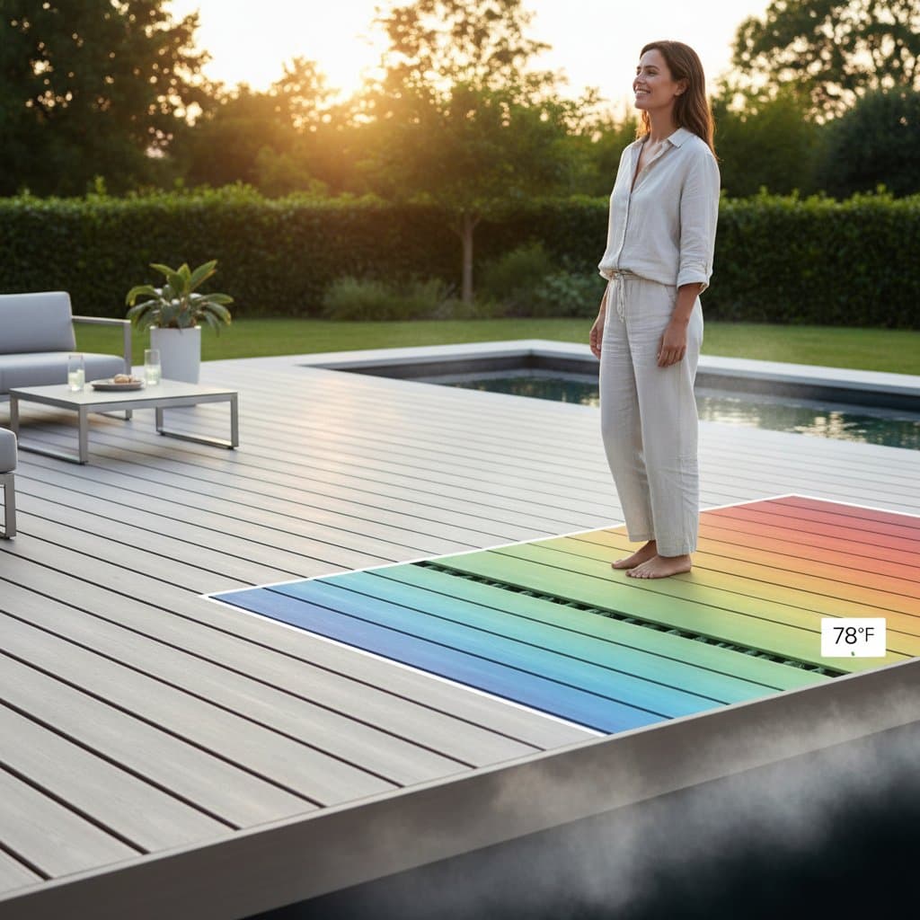 Featured image for Why Permeable Decks Stay 20 Degrees Cooler