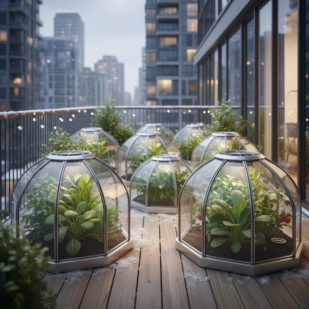 Image for Microclimate Pods Extend Growing Season on Balconies