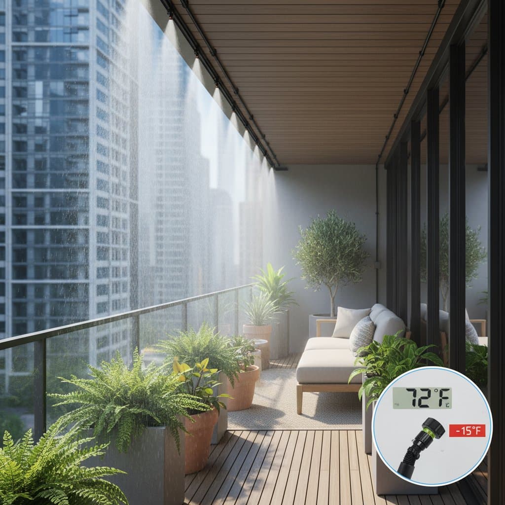 Featured image for Micro-Drip Fog Systems Drop Balcony Temps 15 Degrees