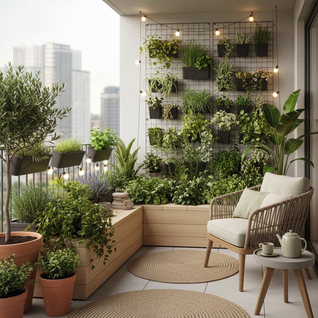 Image for Living Furniture Turns Small Balconies Into Green Retreats
