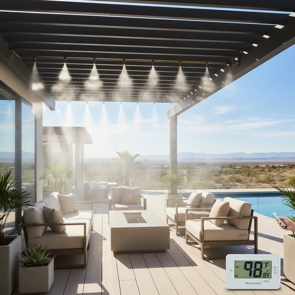 Image for Misting Systems Drop Deck Temperature by 20°F