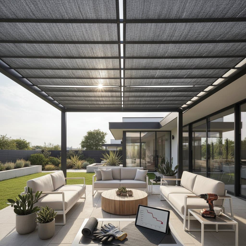 Featured image for Solar Fabrics That Shade Your Pergola and Cut Power Bills