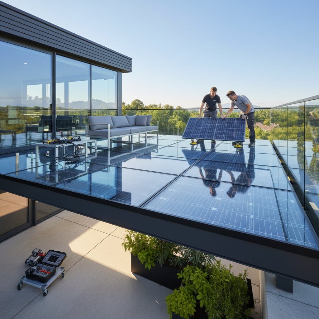 Featured image for Transparent Solar Panels Keep Decks Bright While Cutting Energy Bills