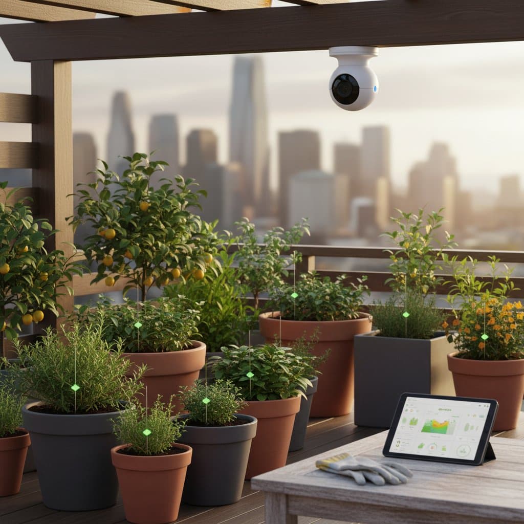 Image for AI Cameras That End Deck Garden Guesswork