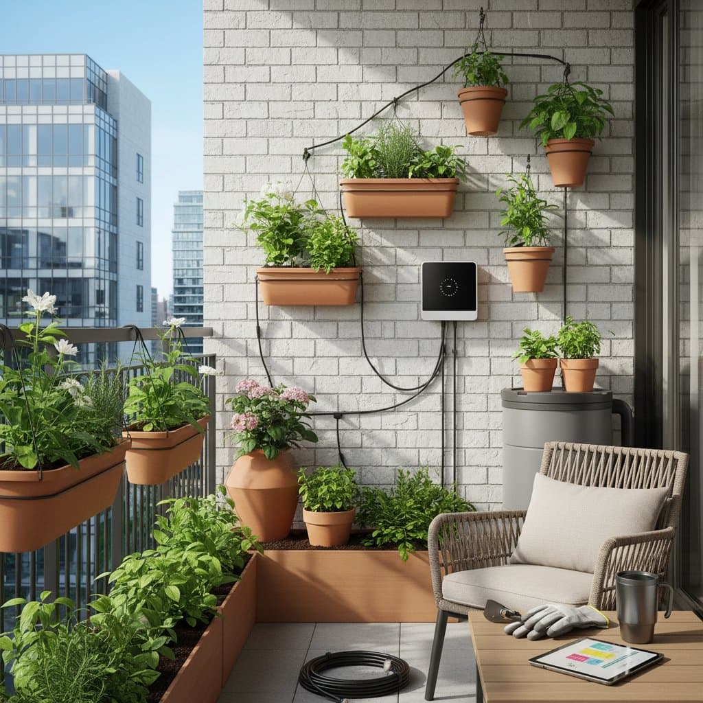 Featured image for Set Up Balcony Drip Irrigation in One Afternoon