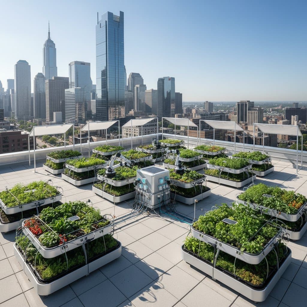 Image for AI Gardens Run Rooftop Farms With Zero Daily Work