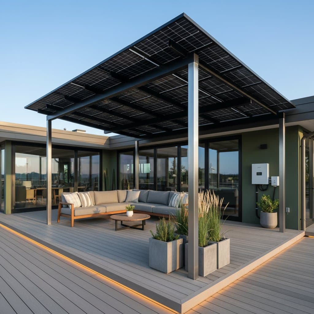 Featured image for Solar Canopies Cut Bills While Shading Your Deck