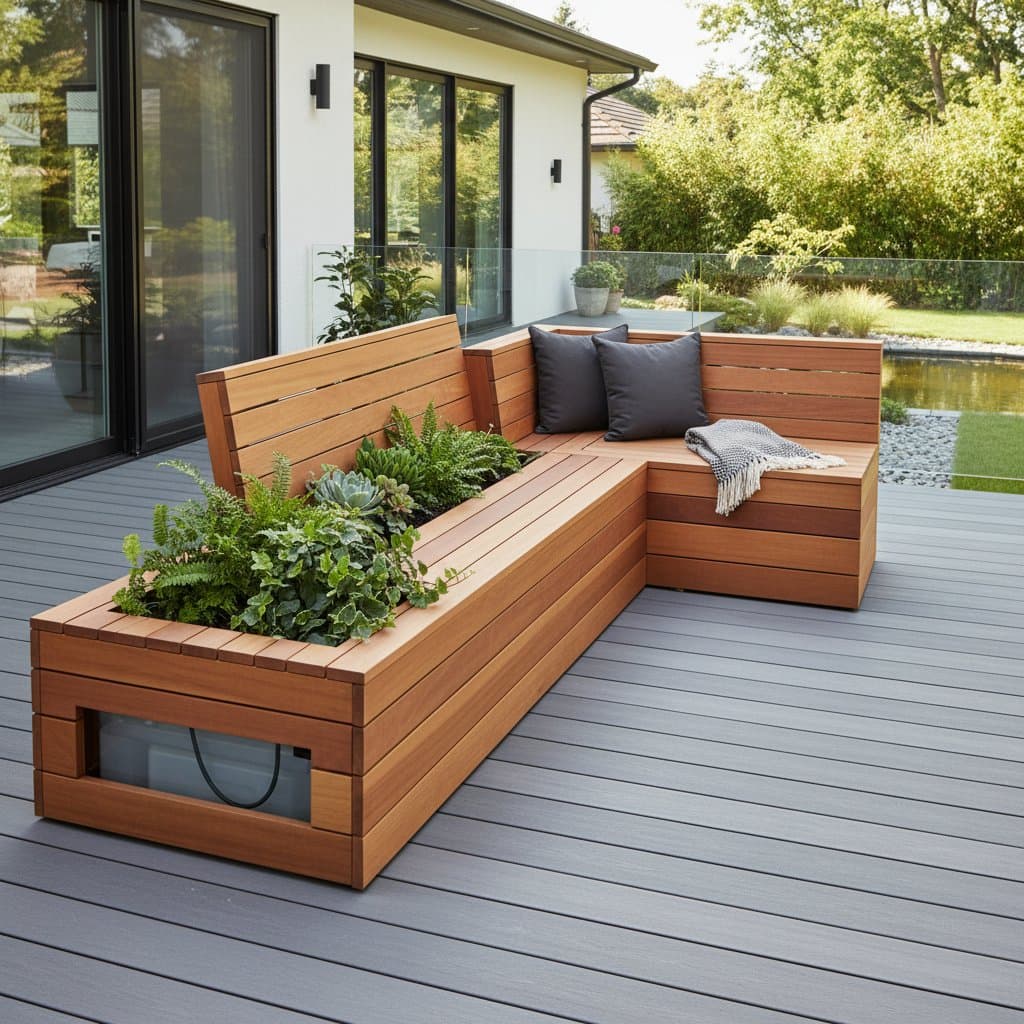 Featured image for Deck Benches That Water Your Plants While You Sit