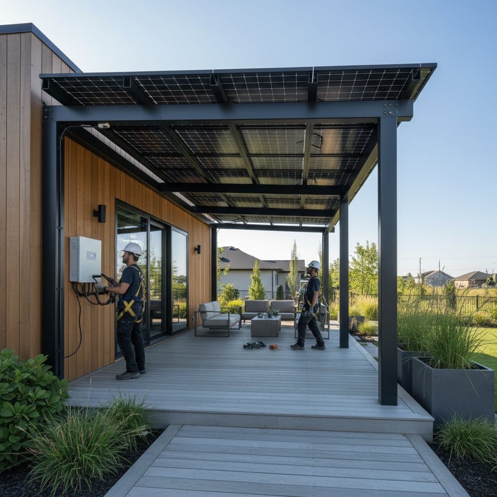 Featured image for Solar Pergolas Cut Energy Bills While Shading Your Deck