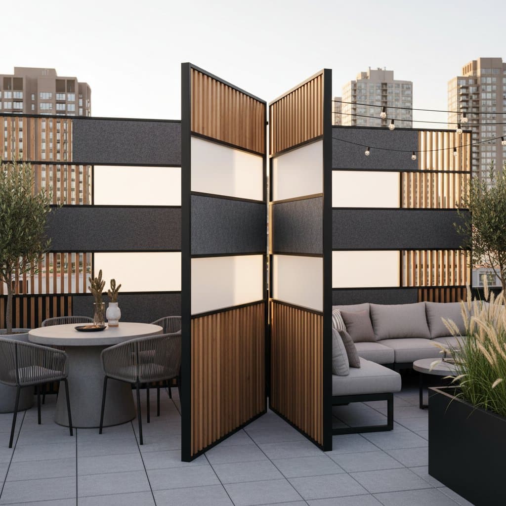 Featured image for Dual Panels Cut Deck Noise 60% While Dividing Space