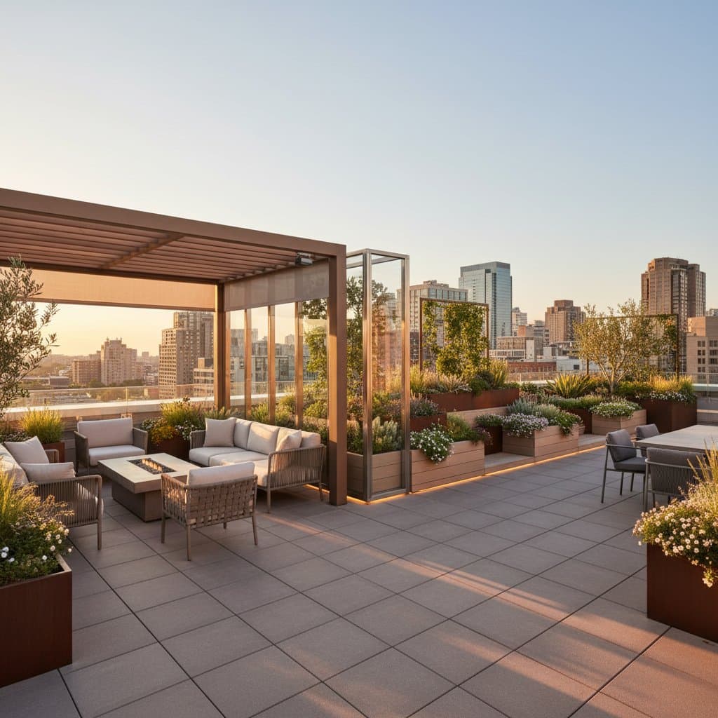Image for Shaping Rooftop Zones for Three-Season Comfort