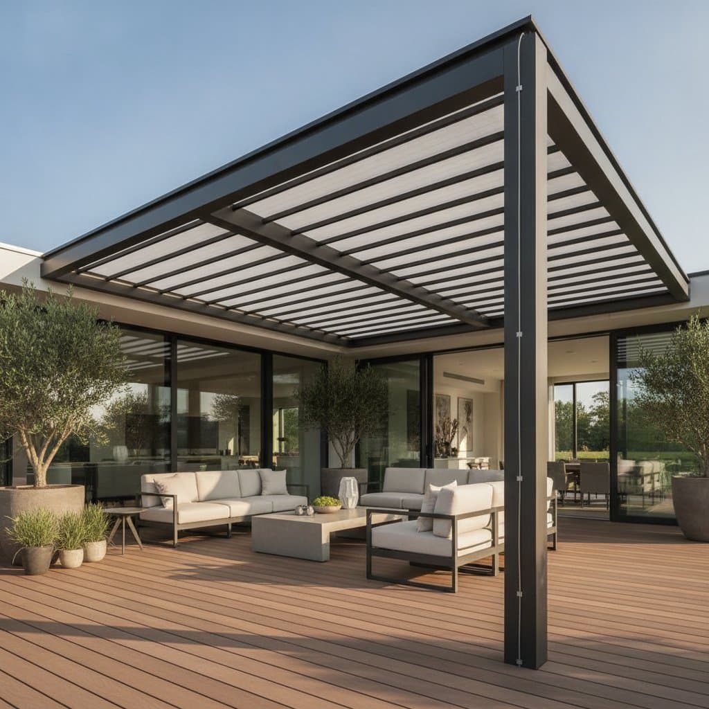 Image for Solar Pergolas That Power Your Home While Providing Shade