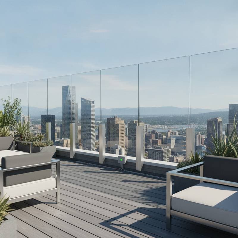 Image for Transparent Solar Railings Turn Decks into Power Sources