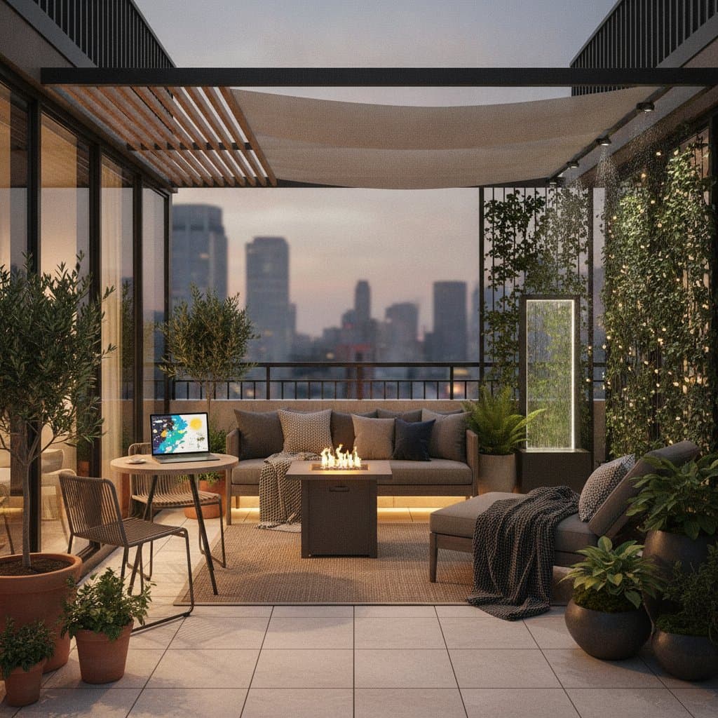 Image for Creating Comfort Zones on Your Balcony Year-Round