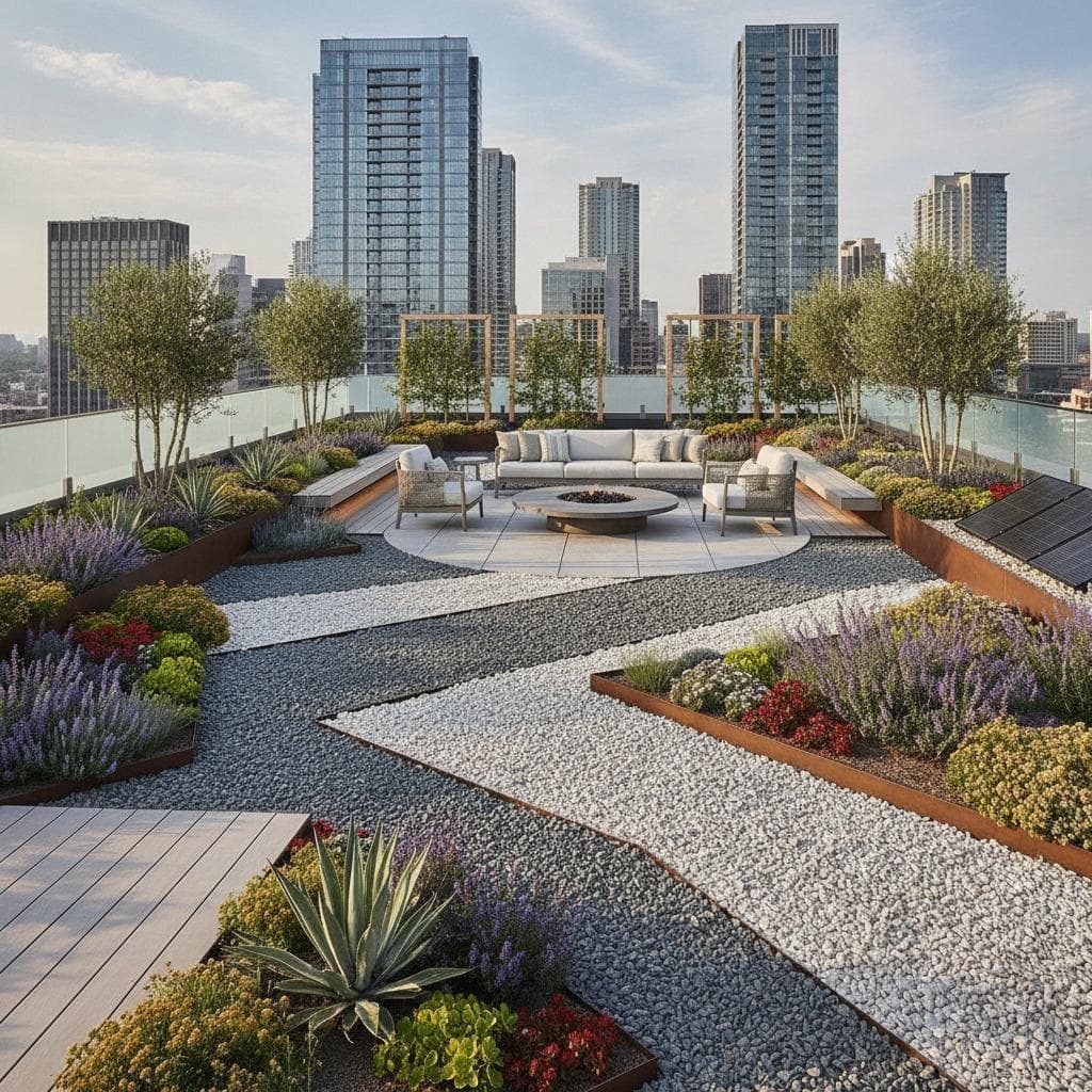 Featured image for Rooftop Gravel Gardens Need Less Water, Zero Mowing