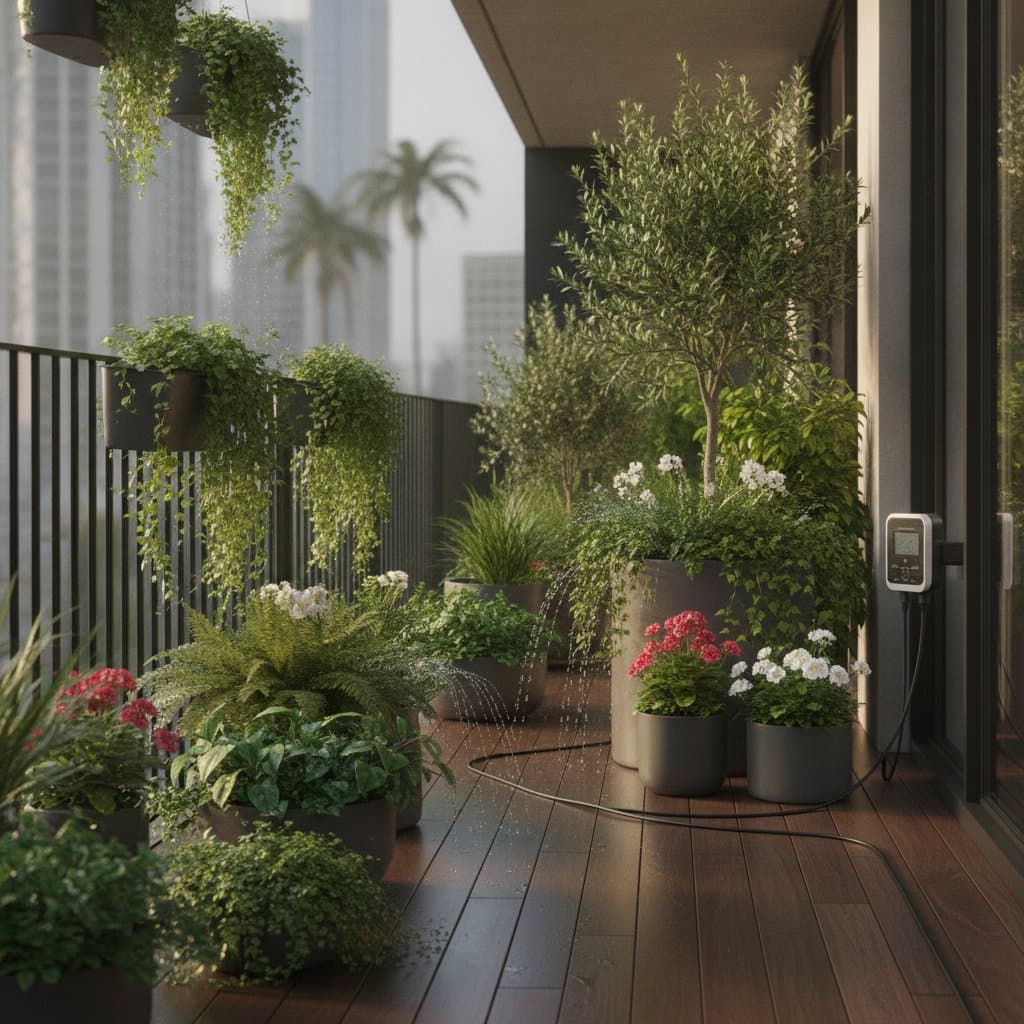 Featured image for Micro-Drip Systems Water Balconies While You Travel