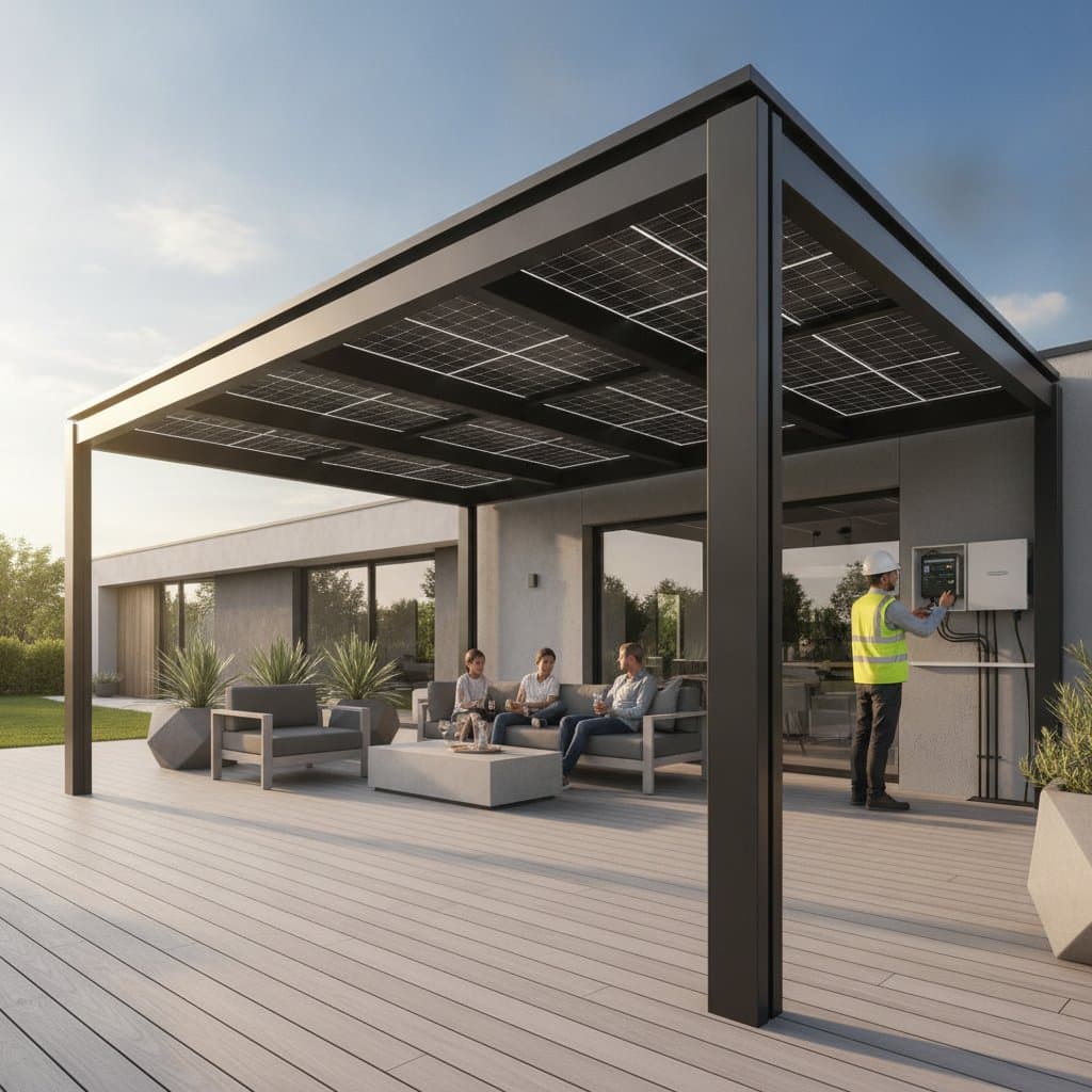 Featured image for Solar Pergolas: Shade Your Patio While Cutting Energy Bills