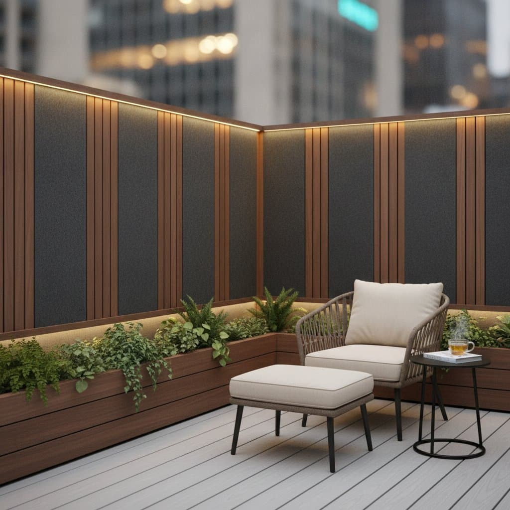 Image for Block Deck Noise with Acoustic Privacy Panels