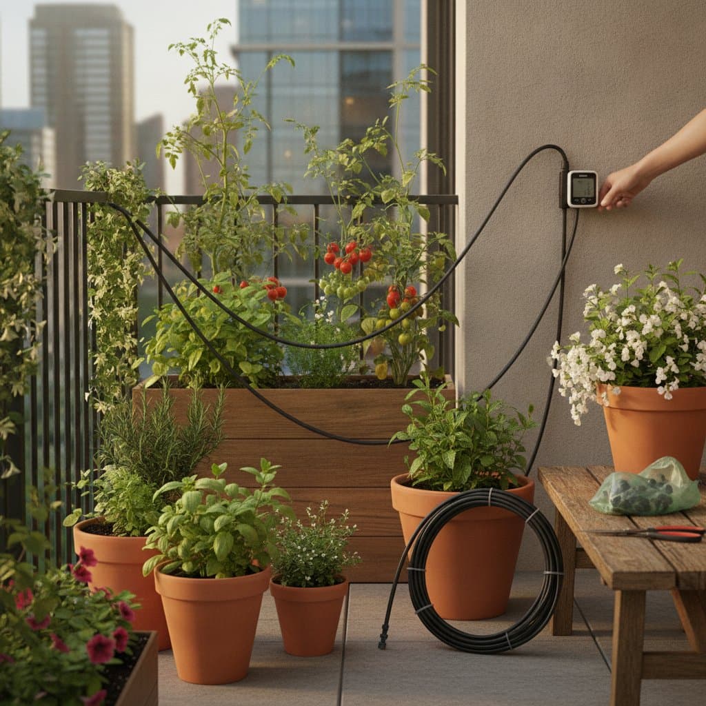 Image for Micro-Drip Systems Cut Garden Watering Time in Half