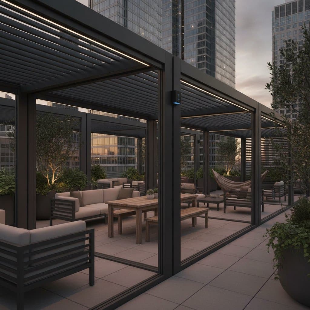 Image for Modular Pergola Pods Adapt Shade to Every Sun Angle