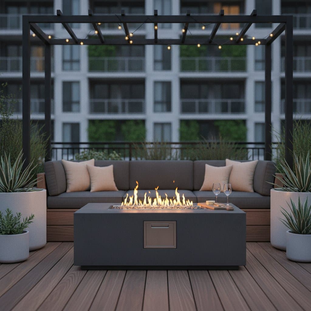 Featured image for Why Fire Tables Save Space in Compact Urban Yards