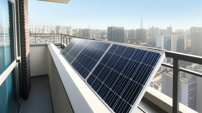 Featured image for Wind-Blocking Solar Panels for Small City Balconies