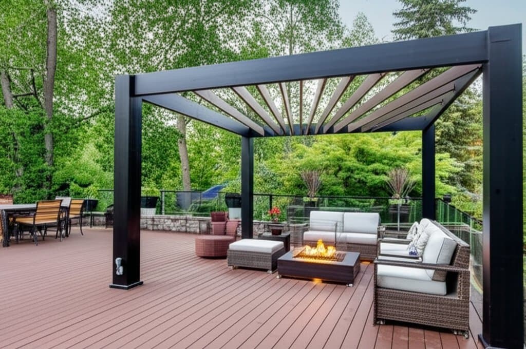 Featured image for Why Pergola Fire Pits Dominate 2025 Decks