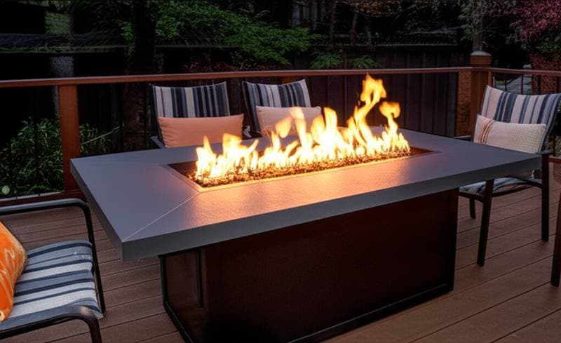 Featured image for Propane Fire Tables Turn Cold Decks Into Warm Dining Spaces