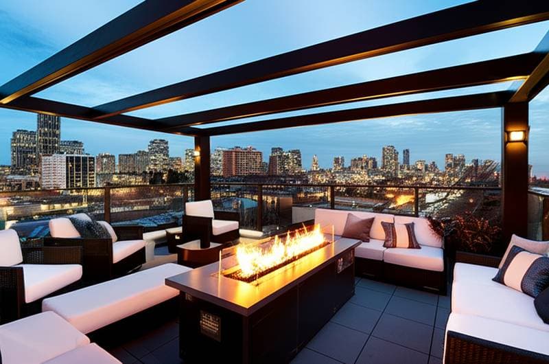 Featured image for Pergola Fire Pits Turn Rooftops Into Year-Round Retreats