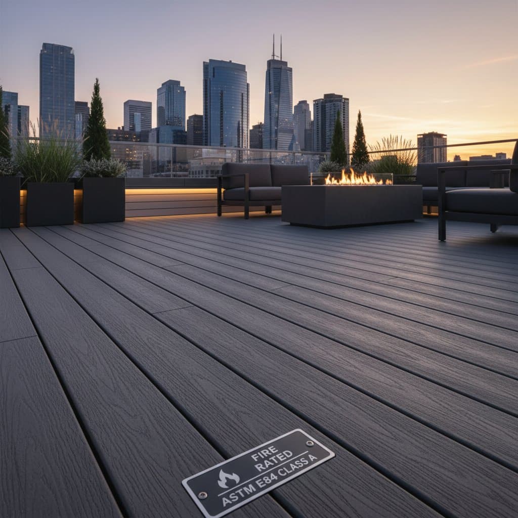 Featured image for Fire-Rated Composite Decking Beats Urban Fire Bans