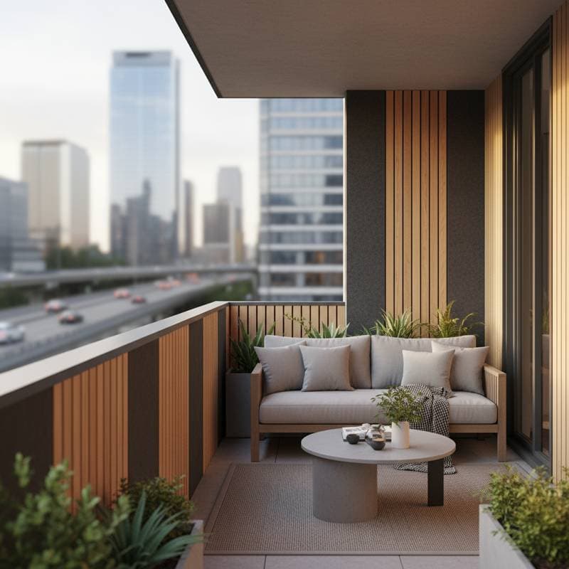 Featured image for Acoustic Panels Block City Noise on Your Balcony
