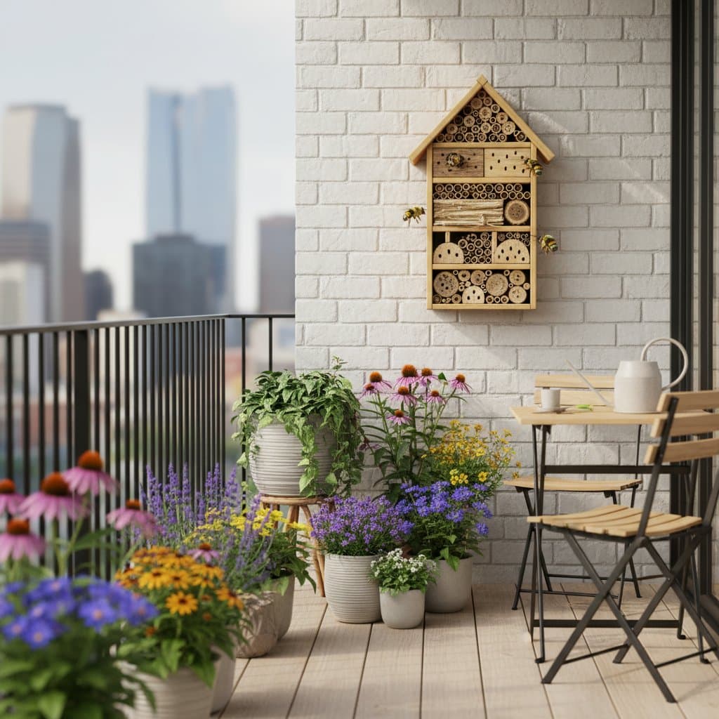 Featured image for Balcony Bee Hotels Give Solitary Pollinators a Home