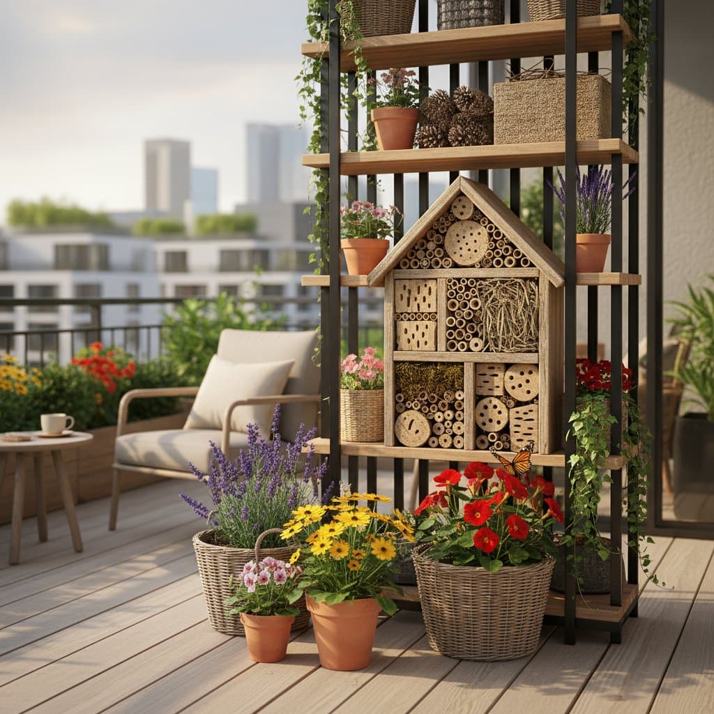 Featured image for Mini Bug Hotels Turn Balconies into Wildlife Havens