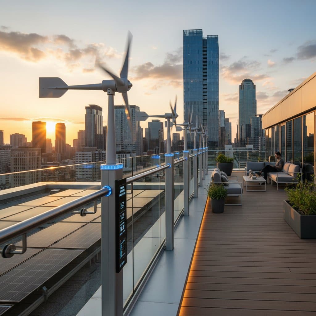 Featured image for Wind Railings Turn City Gusts Into Deck Power