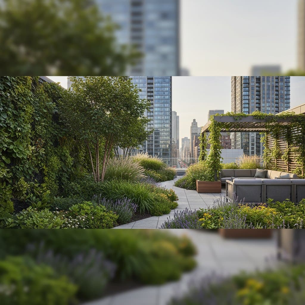 Featured image for Rooftop Gardens That Cut City Noise by 7 Decibels