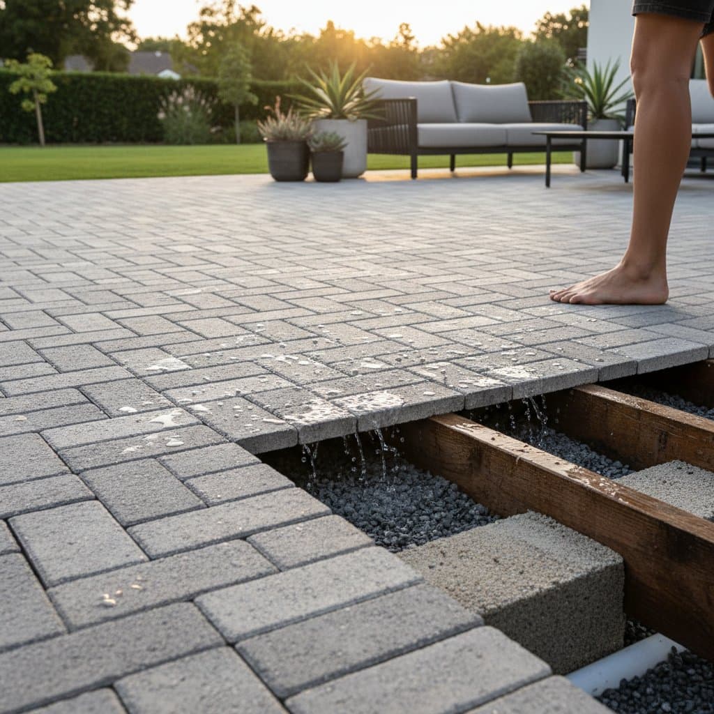 Featured image for Permeable Pavers Stop Deck Rot and Puddles for Good