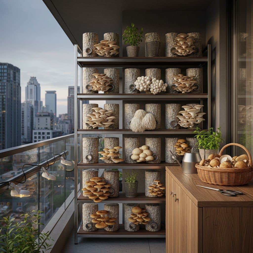 Featured image for Balconies Can Grow Pounds of Mushrooms Monthly