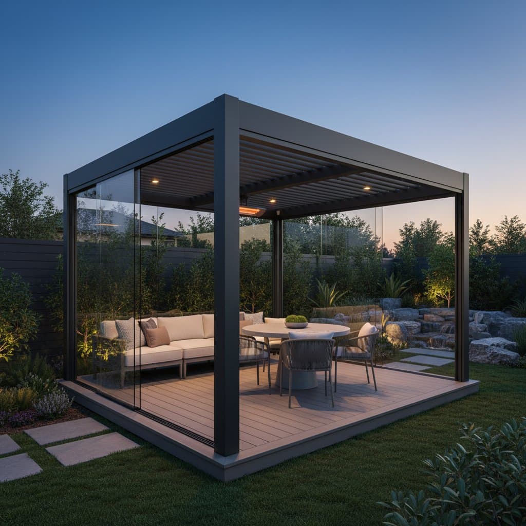 Featured image for Pergola Pods Turn Backyards Into Year-Round Rooms