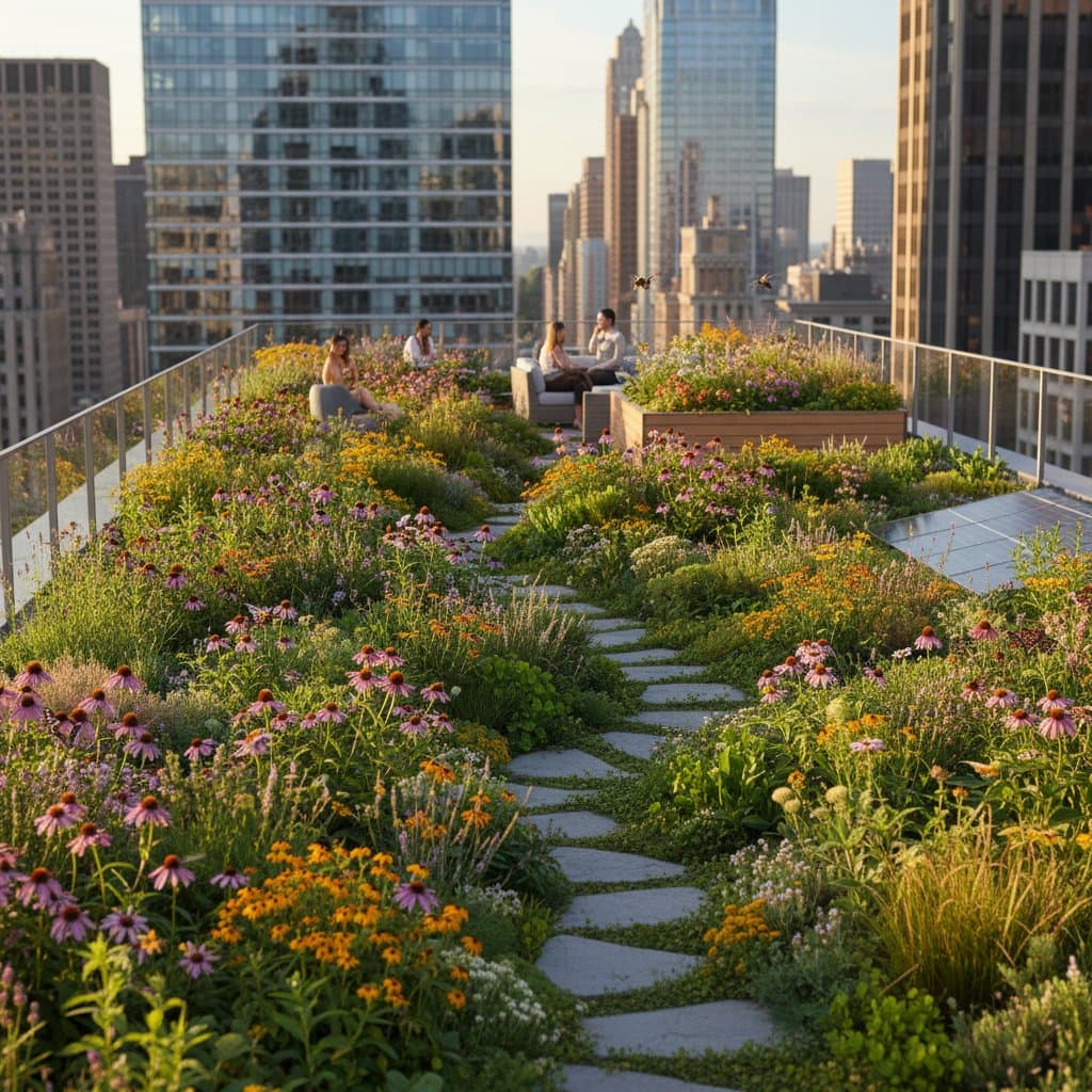 Featured image for Native Plants Turn City Rooftops Into Pollinator Havens