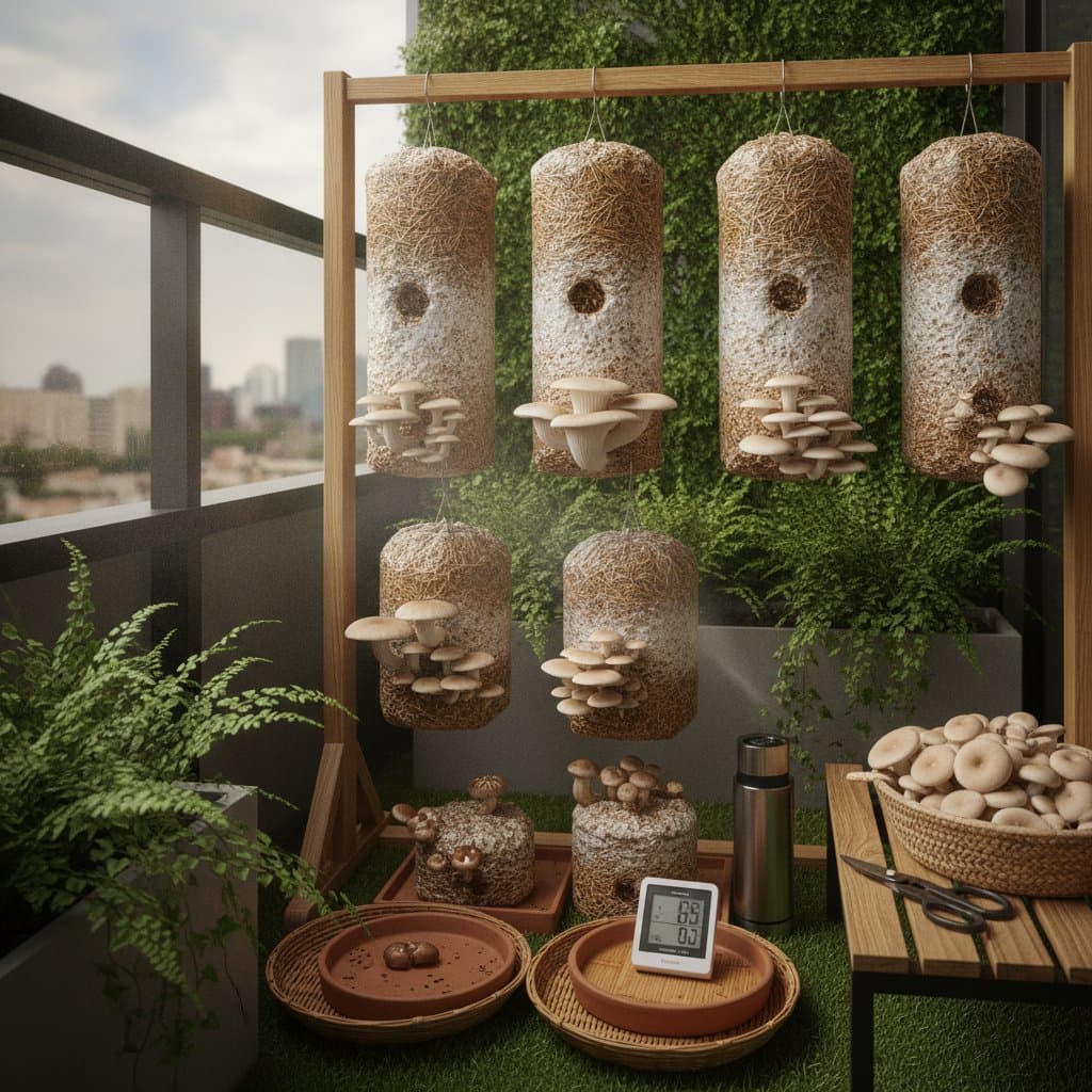 Featured image for Grow Fresh Mushrooms in Your Shaded Balcony Corners