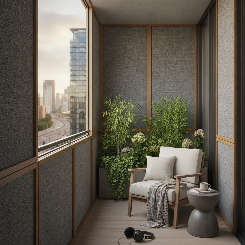 Featured image for Acoustic Screens Cut Balcony Noise by 15 Decibels